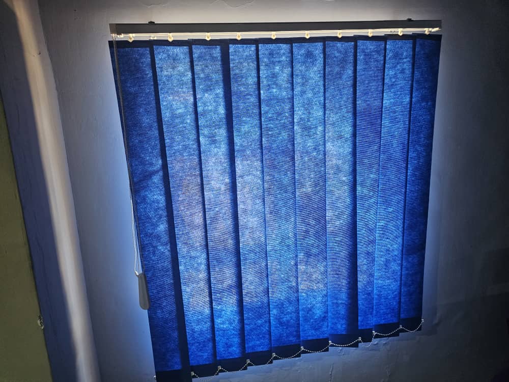 Bank of Zambia blinds installation — window treatment