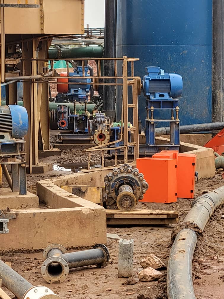 Roan Copper Concentrator — isolator installation