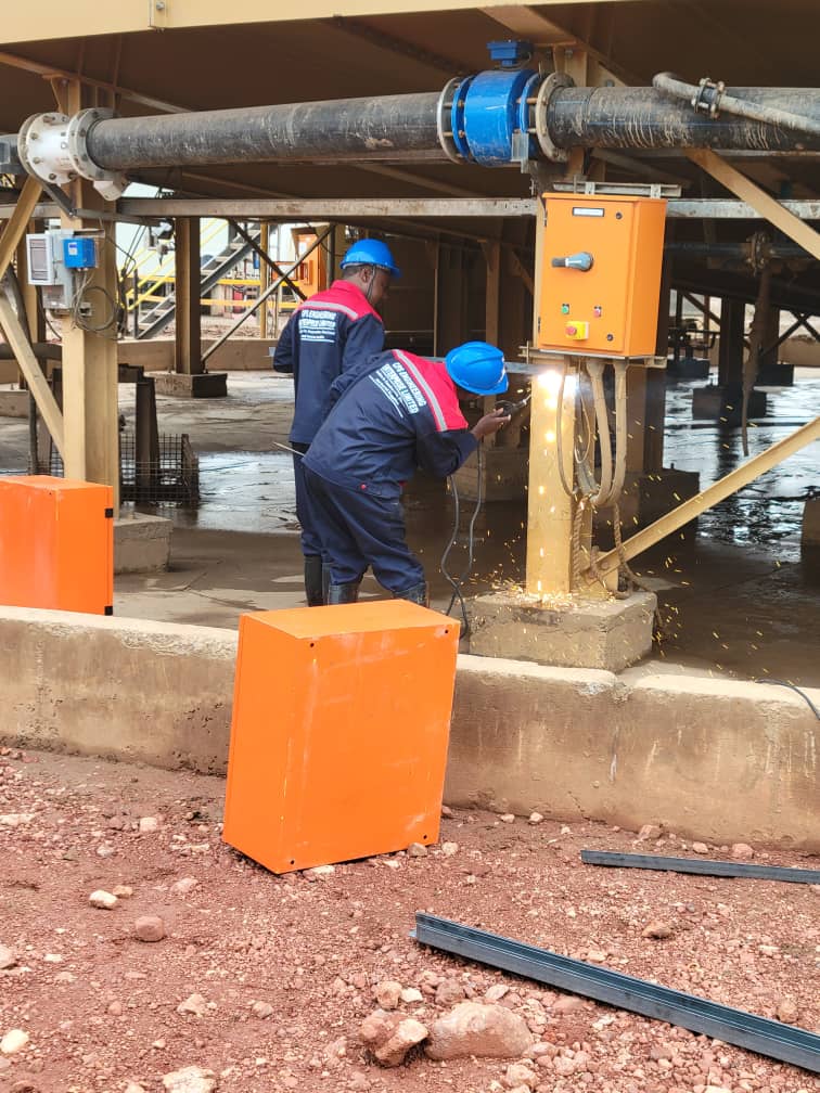 Roan Copper Concentrator — site electrical works