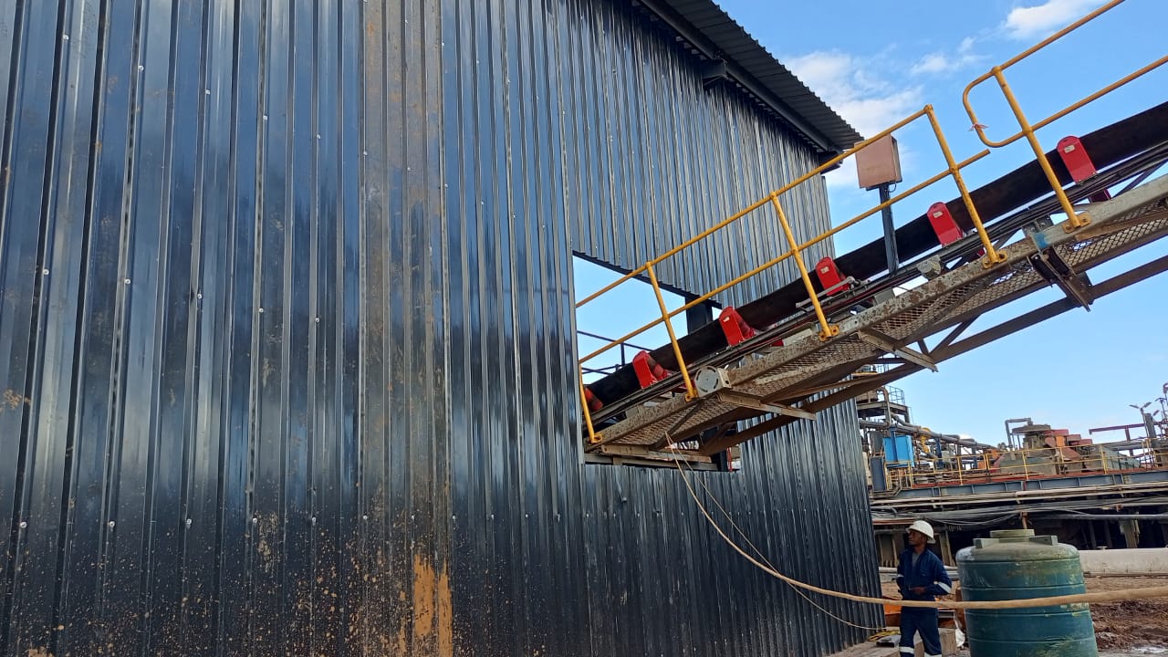 Sable Zinc structure construction — project completion