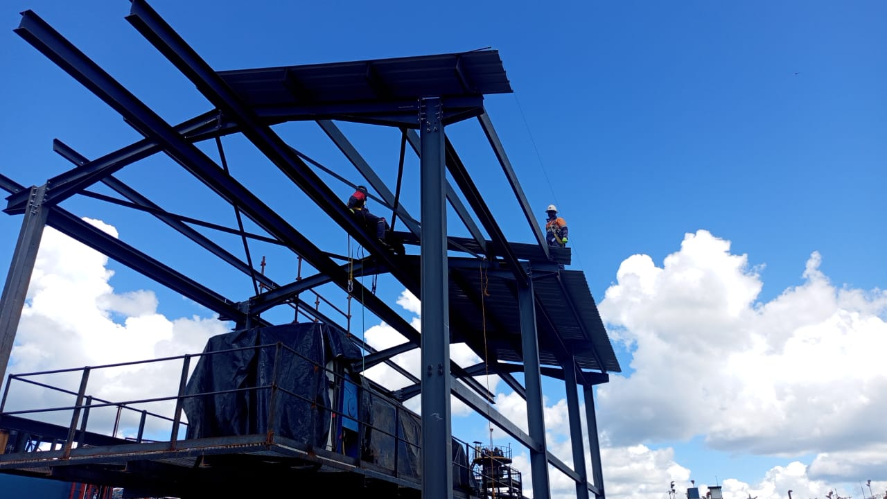 Sable Zinc structure construction — civil works