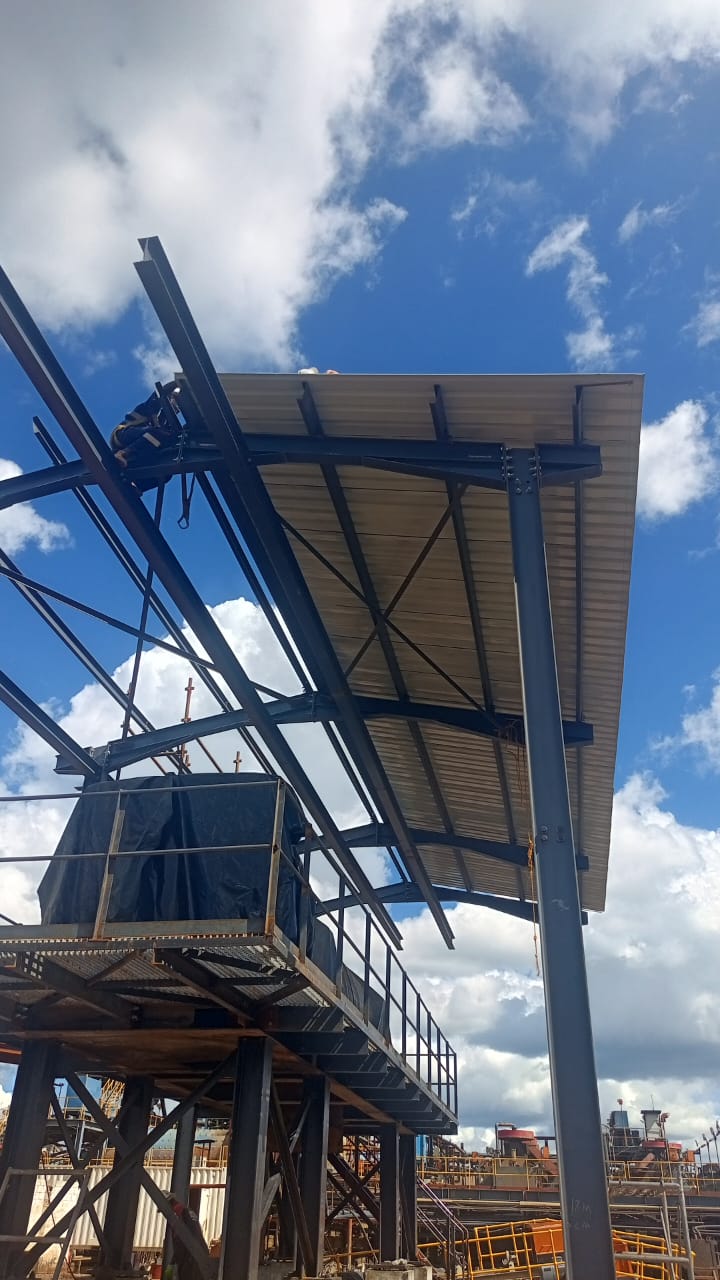 Sable Zinc structure construction — structural works