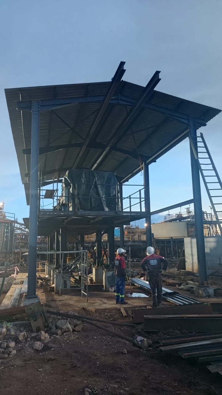 Sable Zinc structure construction — finishing works